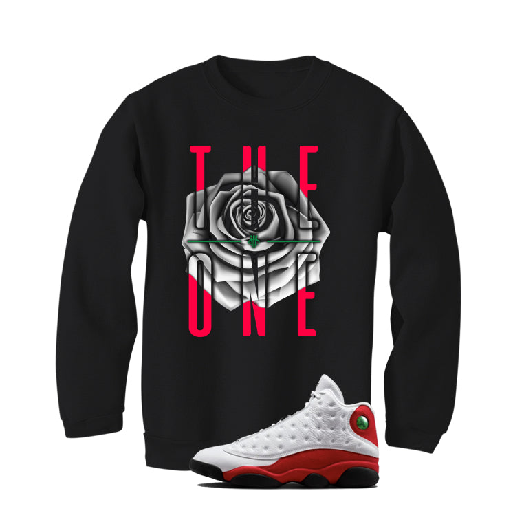 Air Jordan 13 Chicago Matching T-Shirt, Sweatshirts & Hoodies Black T-Shirt (The One)| illcurrency