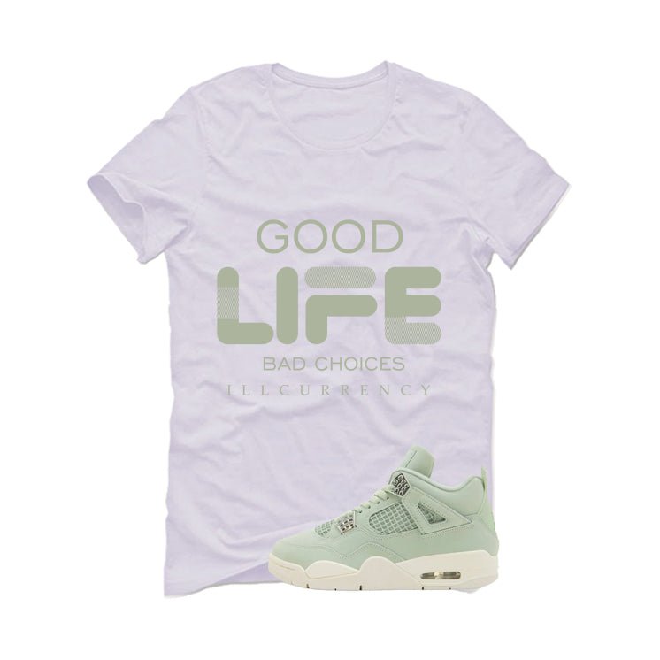 Air Jordan 4 WMNS Seafoam White T-Shirt (Bad Choices)| illcurrency