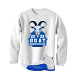 Air Jordan 12 Blueberry White T-Shirt (GOAT 23)| illcurrency