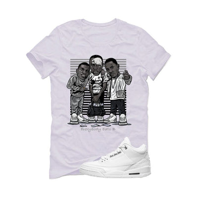 Air Jordan 3 Pure Money White T-Shirt (Everybody Eats)| illcurrency