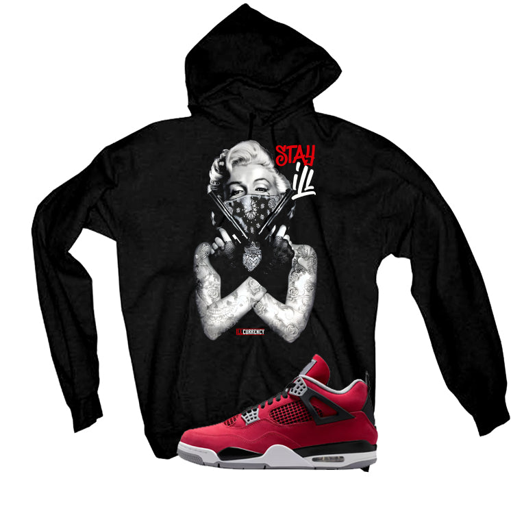 Air Jordan 4 Toro Bravo Matching T-Shirt, Sweatshirts, & Hoodies Black T-Shirt (Marilyn Monroe stay ill)| illcurrency
