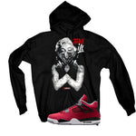 Air Jordan 4 Toro Bravo Matching T-Shirt, Sweatshirts, & Hoodies Black T-Shirt (Marilyn Monroe stay ill)| illcurrency
