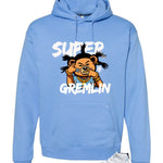 Air Jordan 11 Legend Blue Carolina Blue T-Shirt (Super Gremlin)| illcurrency