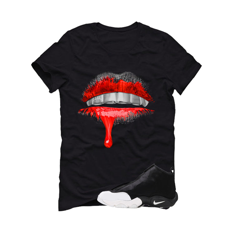 Nike Air Zoom Flight ’98 The Glove Matching T-Shirt Black T-Shirt (Lips)| illcurrency