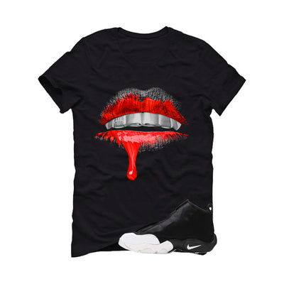 Nike Air Zoom Flight ’98 The Glove Matching T-Shirt Black T-Shirt (Lips)| illcurrency