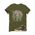 Air Jordan 3 Family Affair Matching T-Shirt, Sweatshirts & Hoodies Military Green T-Shirt (Bubble Gum)| illcurrency