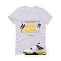 Air Jordan 4 Tour Yellow Matching T-Shirt Authentic
