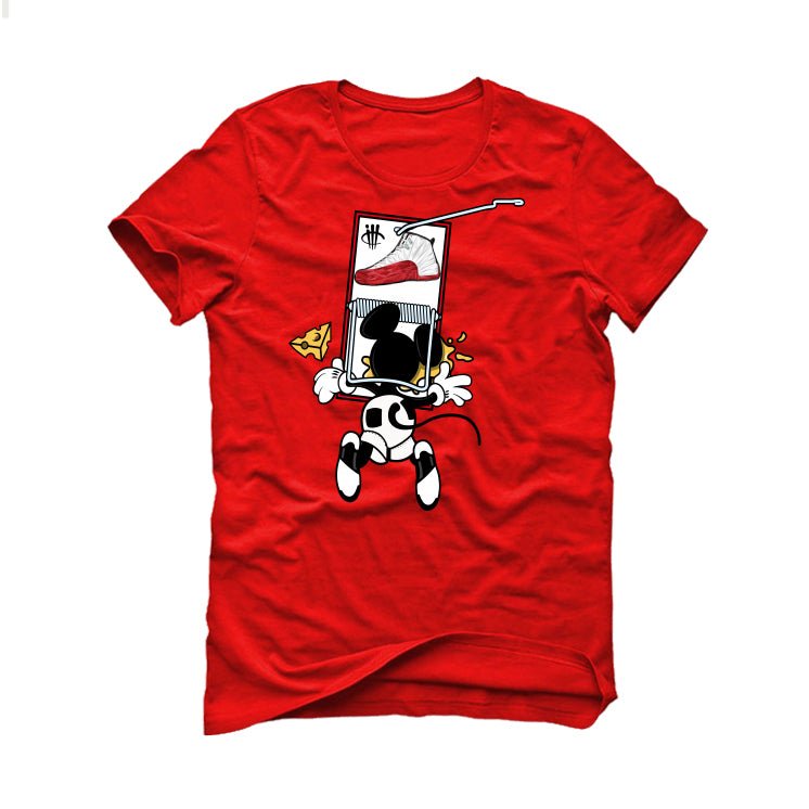 Air Jordan 12 Cherry Red T-Shirt (MOUSE TRAP)