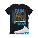 Air Jordan 9 “Powder Blue” | illcurrency Black T-Shirt (RUN)