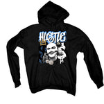 Air Jordan 1 "UNC Toe" - Black T-Shirt (GRIND HUSTLE)