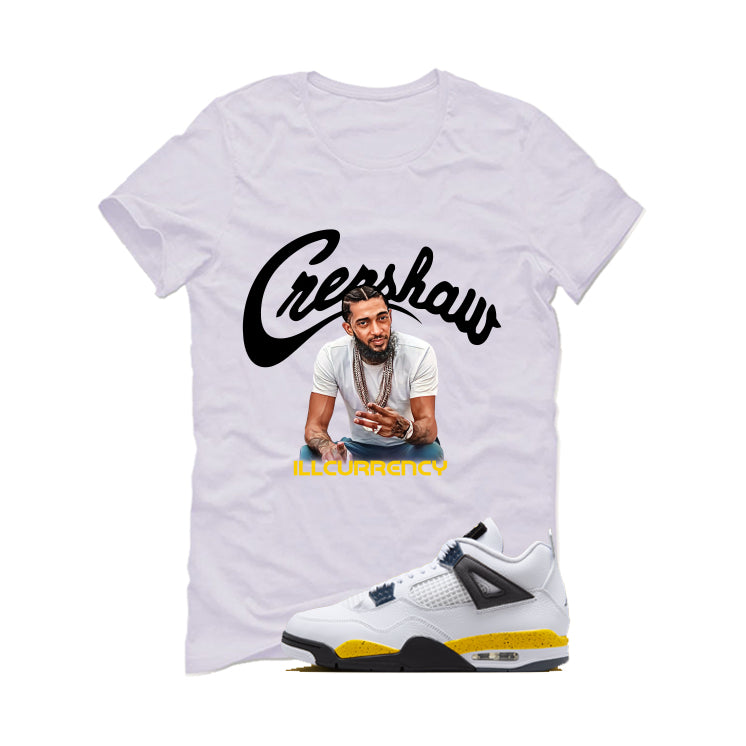 Air Jordan 4 Tour Yellow Matching T-Shirt Crenshaw