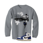 Air Jordan 1 Rare Air Deep Royal Blue Grey T-Shirt (B Court)| illcurrency