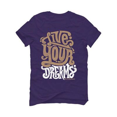 AIR JORDAN 6 GORE-TEX “BROWN KELP” | illcurrency Purple T-Shirt (LIVE YOUR DREAMS)