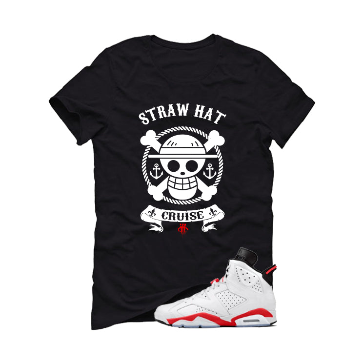 Air Jordan 6 White Infrared Matching T-Shirt Straw Hat Cruise