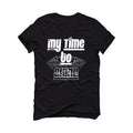 Air Jordan 4 Black Cat Matching T-Shirt, Sweatshirts & Hoodies Black T-Shirt (My Time To Shine)| illcurrency