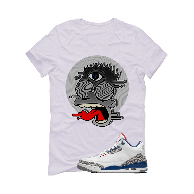 Air Jordan 3 True Blue Matching T-Shirt White T-Shirt (Blinded)| illcurrency