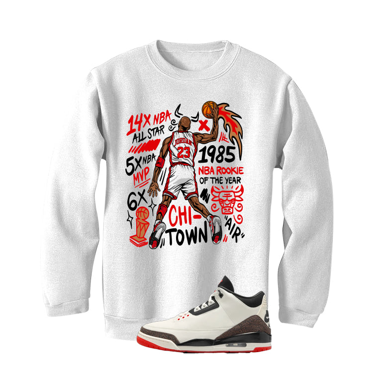 Air Jordan 3 OG World’s Best Dad Matching T-Shirt, Sweatshirts, & Hoodies White T-Shirt (85 Rookie)| illcurrency