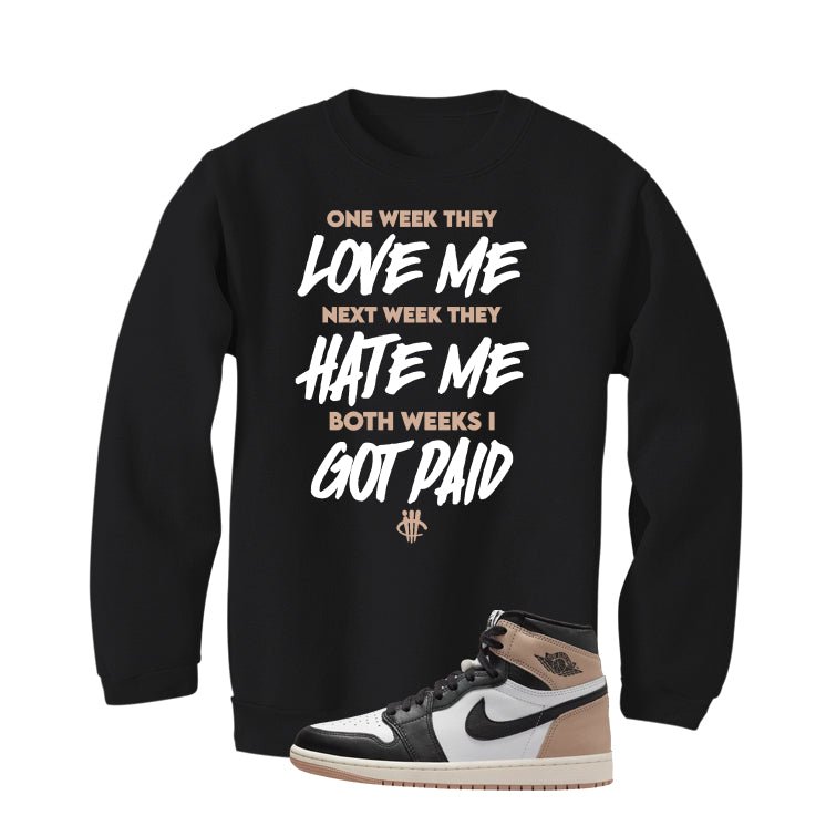 Air Jordan 1 High OG Latte Black T-Shirt (Paid)| illcurrency