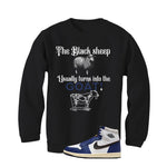 Air Jordan 1 Rare Air Deep Royal Blue Black T-Shirt (the black sheep usually turns into the GOAT!)| illcurrency