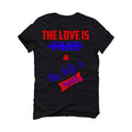 Air Jordan 8 “Playoffs” | illcurrency Black T-Shirt (Love is Fake)
