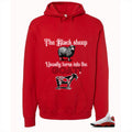 Air Jordan 13 Chicago Matching T-Shirt, Sweatshirts & Hoodies Red T-Shirt (The Black Sheep Usually Turns into the goat)