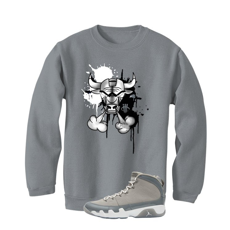 Air Jordan 9 Cool Grey Grey T-Shirt (Iron Bull)| illcurrency