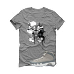 Air Jordan 9 Cool Grey Grey T-Shirt (Iron Bull)| illcurrency