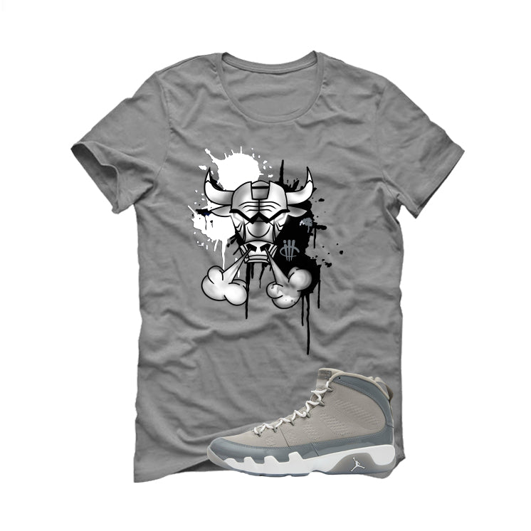 Air Jordan 9 Cool Grey Grey T-Shirt (Iron Bull)| illcurrency