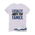 Air Jordan 11 Low Diffused Blue White T-Shirt (Loyalty)| illcurrency