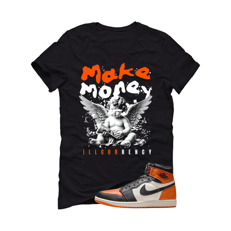 Air Jordan 1 High OG Shattered Backboard Black T-Shirt (Make Money)| illcurrency