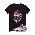 Air Jordan 4 Comic Matching T-Shirt Black T-Shirt (Jack in a Box)| illcurrency