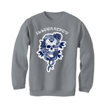 AIR JORDAN 3 “WHITE NAVY”| ILLCURRENCY Grey T-Shirt (Skeleton Rose)