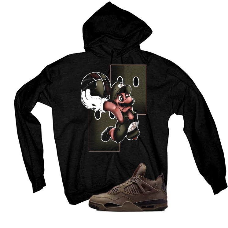 A Ma Maniere x Air Jordan 4 Dark Mocha Matching T-Shirt, Sweatshirts & Hoodies Black T-Shirt (Mario Ball)| illcurrency
