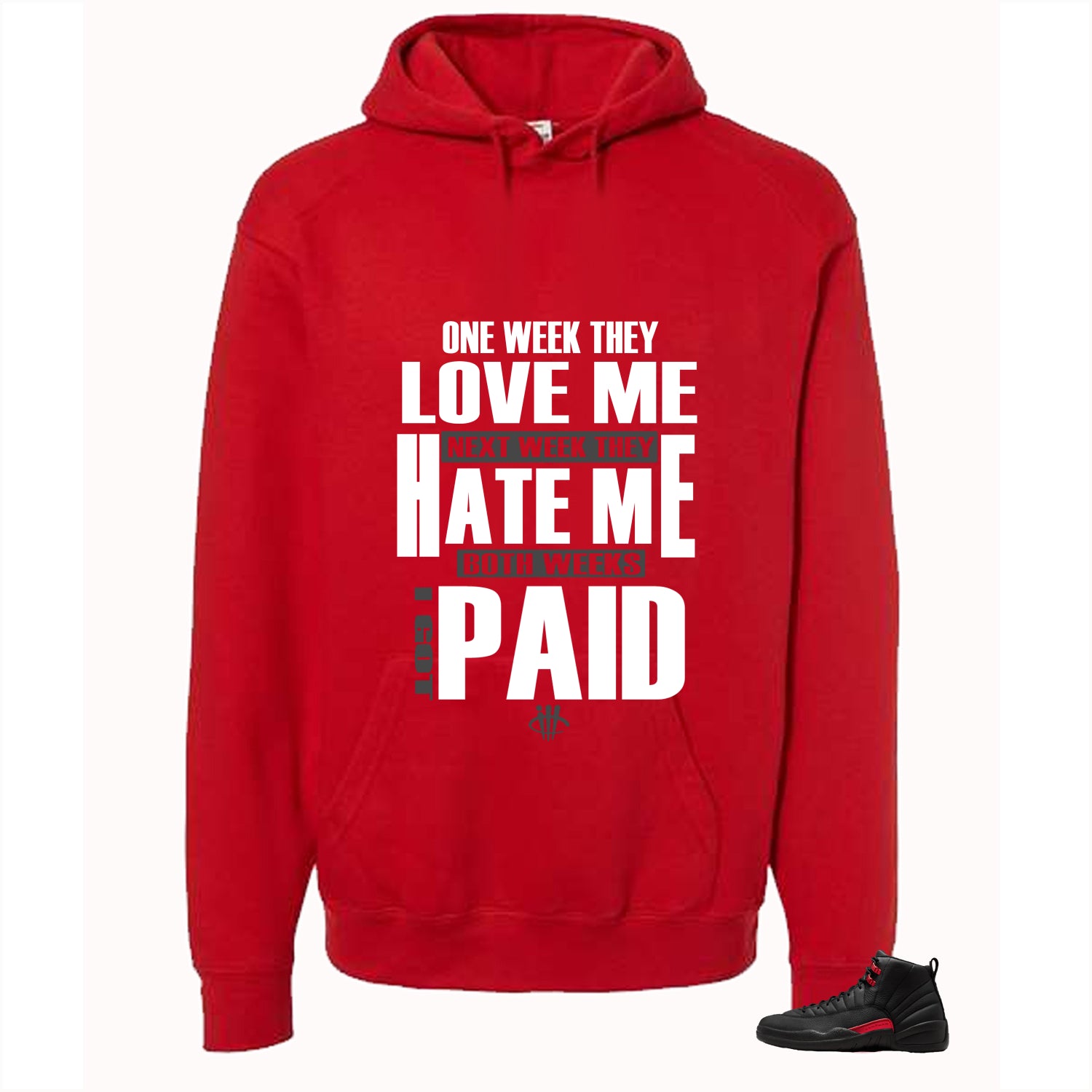 Air Jordan 12 Bloodline Matching T-Shirt, Sweatshirts, & Hoodies Red T-Shirt (Paid)| illcurrency