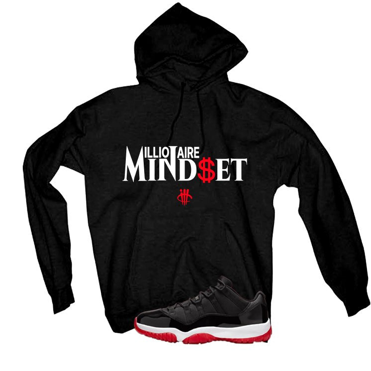 Air Jordan 11 Low Bred Black T-Shirt (Millionaire Mindset)| illcurrency