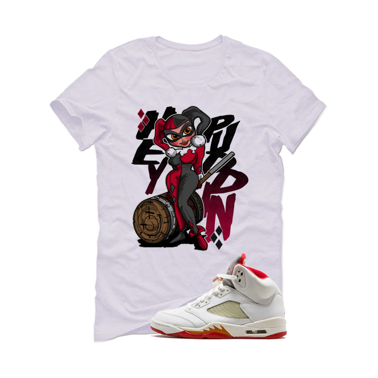 Air Jordan 5 Sunset Matching T-Shirt White T-Shirt (Hey Puddin!!)| illcurrency