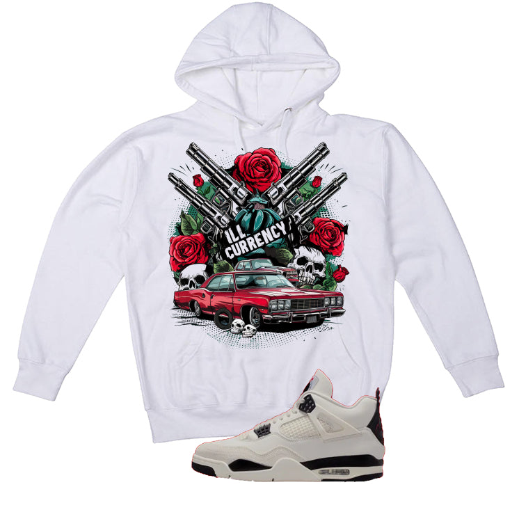 Air Jordan 4 Flight Club Matching T-Shirt, Sweatshirts & Hoodies White T-Shirt (Vintage Illcurrency)| illcurrency