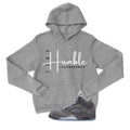Air Jordan 5 Wolf Grey Matching T-Shirt, Sweatshirts & Hoodies Grey T-Shirt (Stay Humble)