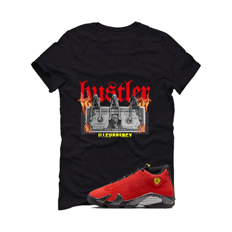Air Jordan 14 Ferrari Black T-Shirt (See No Evil Hustler)| illcurrency