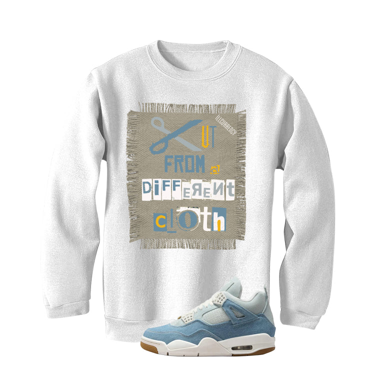 Blue White Sweatshirt (Cut from a different cloth)