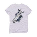 AIR JORDAN 3 “WHITE NAVY”| ILLCURRENCY White T-Shirt (SPLASH 3)