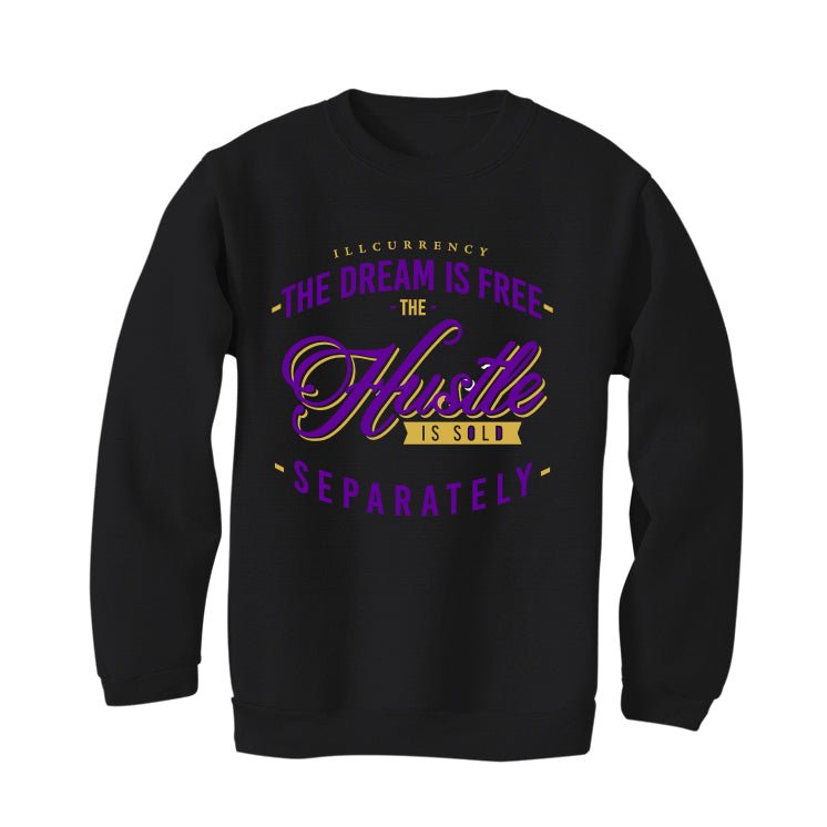 Air Jordan 12 Field Purple - Black T-Shirt (The dream is free)