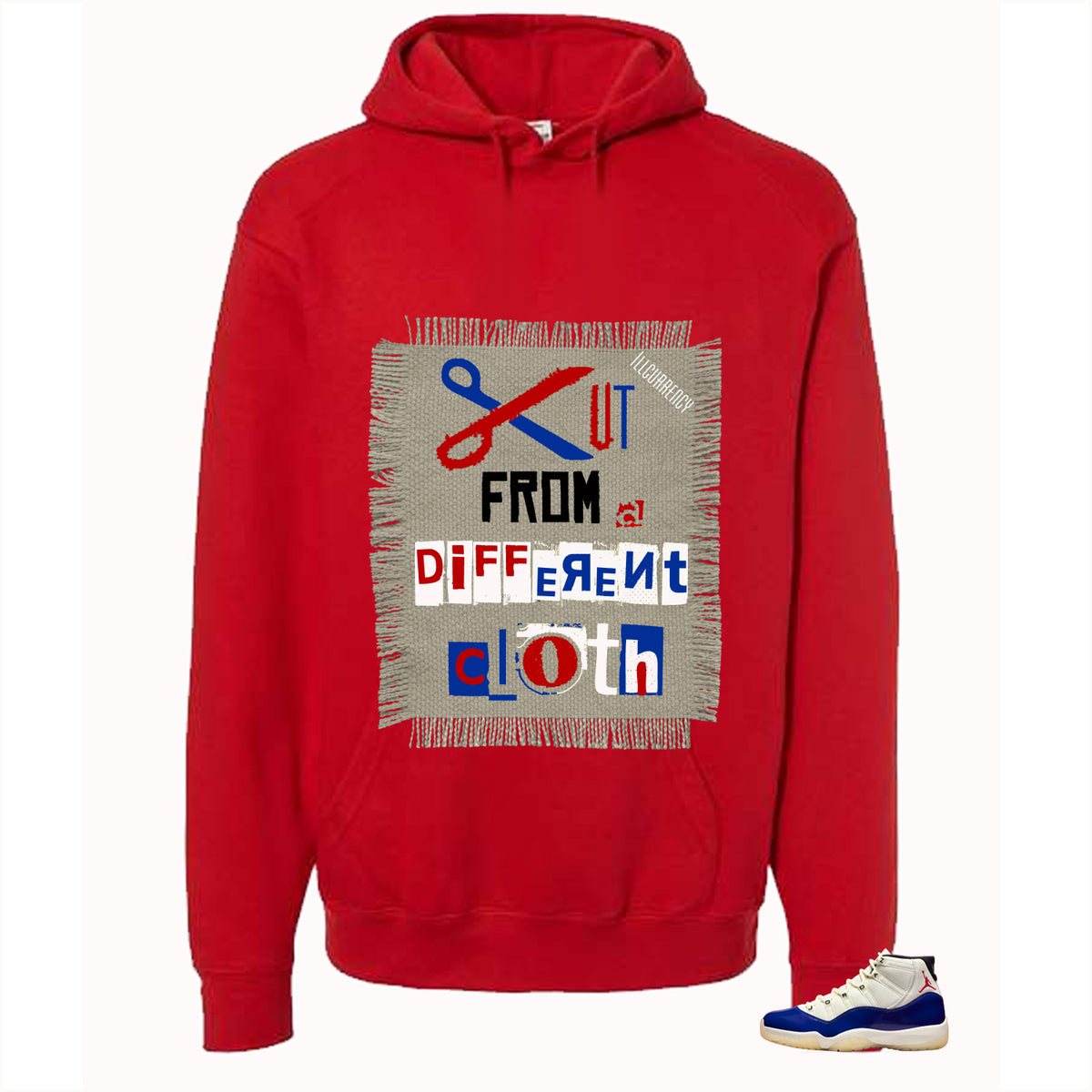 Air Jordan 11 Rare Air Matching T-Shirt, Sweatshirts & Hoodies Red T-Shirt (Cut from a different cloth)| illcurrency