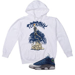 Air Jordan 13 Flint White T-Shirt (Top Rank)| illcurrency