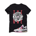 Air Jordan 4 Comic Matching T-Shirt Black T-Shirt (The One)| illcurrency