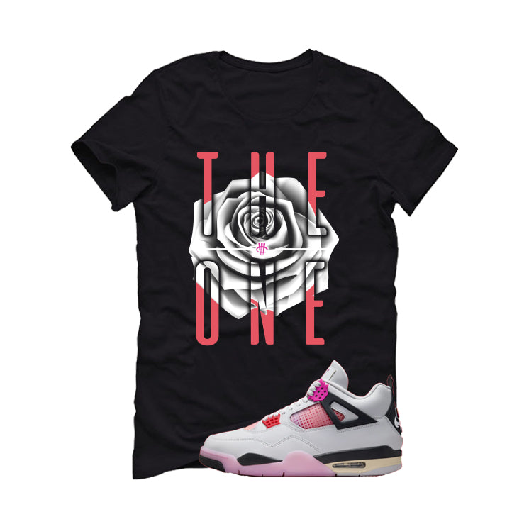Air Jordan 4 Comic Matching T-Shirt Black T-Shirt (The One)| illcurrency