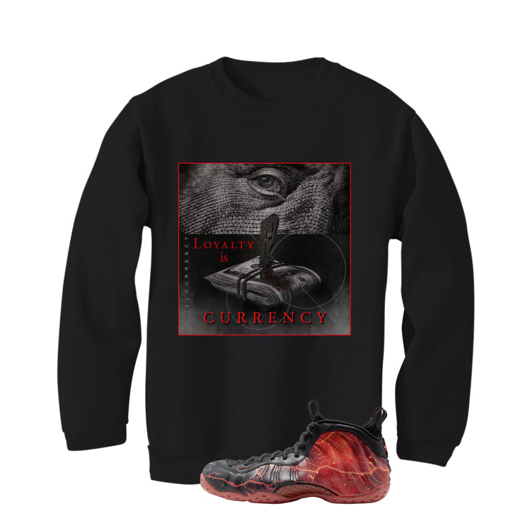 Stranger Things x Nike Air Foamposite One Matching T-Shirt, Sweatshirts & Hoodies Black T-Shirt (Loyalty Is Currency)| illcurrency