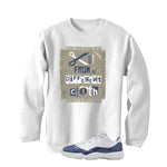 Air Jordan 11 Low Diffused Blue White T-Shirt (Cut from a different cloth)| illcurrency