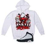 Air Jordan 9 OG Space Jam Matching T-Shirt Paid in Full