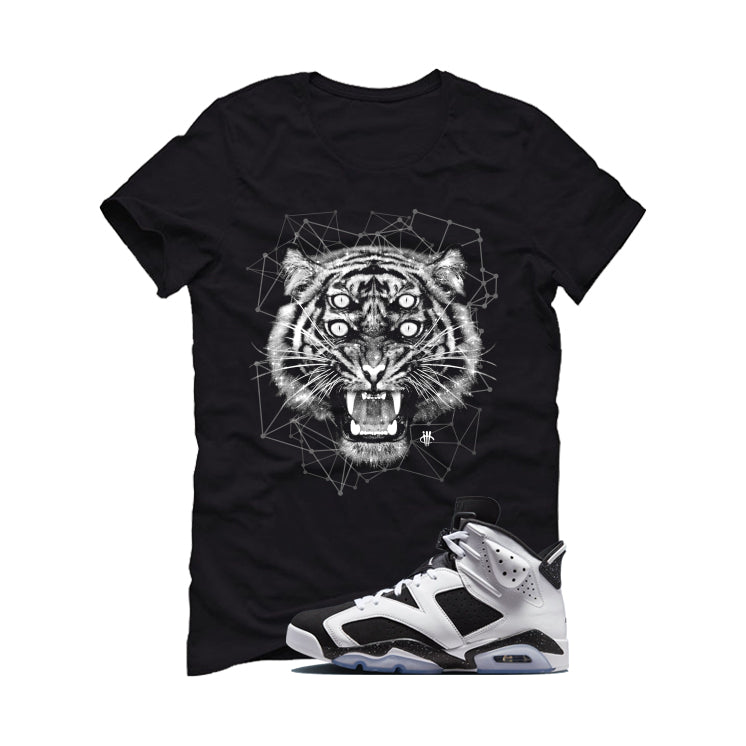 Air Jordan 6 Oreo Matching T-Shirt Black T-Shirt (Four Eyes)| illcurrency